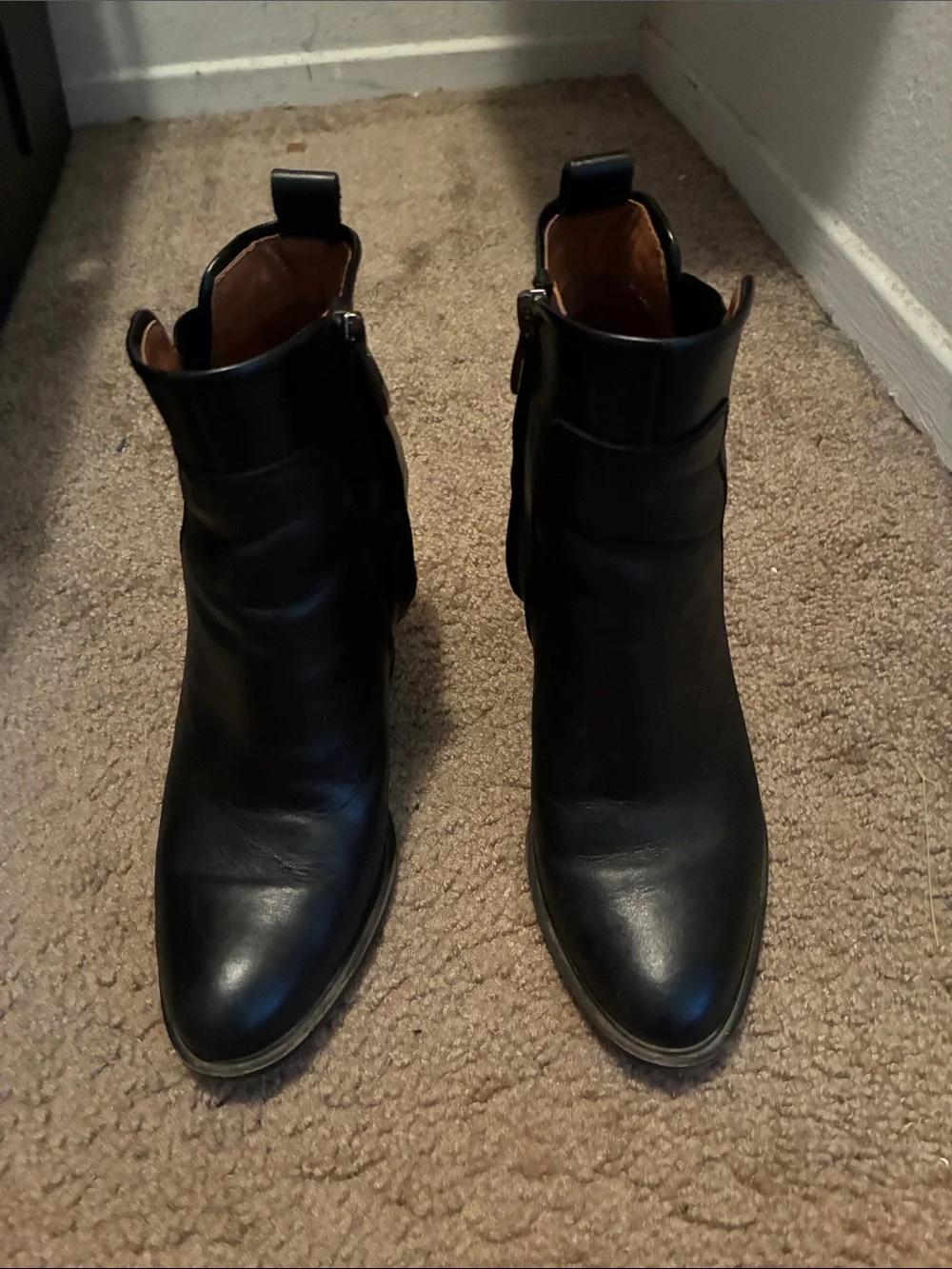 Franco Sarto black leather